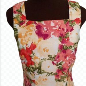 I.N. Studio Woman Sleeveless Floral Dress Size 14W